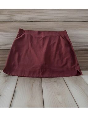 32 Degrees Cool Plus Size XXL Elastic Waist Berry Skort Skirt Side Pockets NWOT